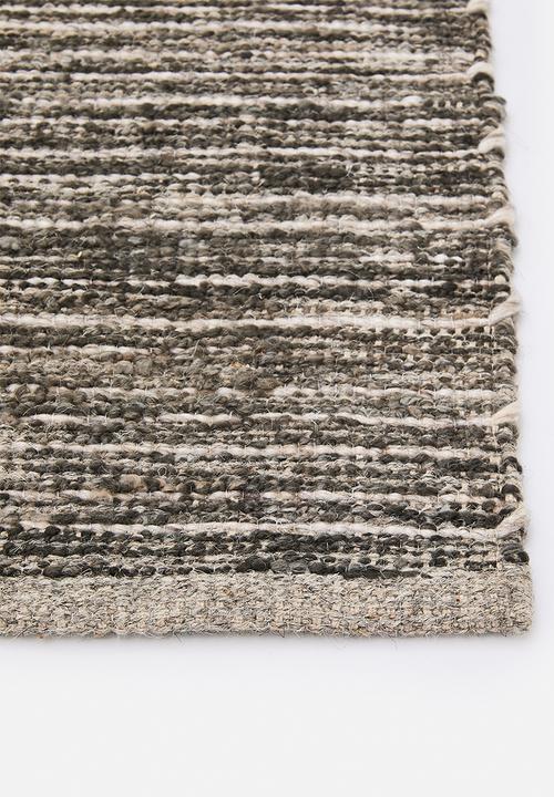 Sixth Floor - Orren Handwoven Pet Poly Rug - Brown & Charcoal