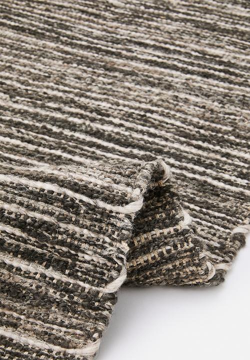 Sixth Floor - Orren Handwoven Pet Poly Rug - Brown & Charcoal