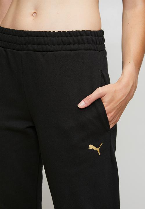 PUMA - Ess Logo Lab Metallic Sweatpants Tr Cl W - Puma Black