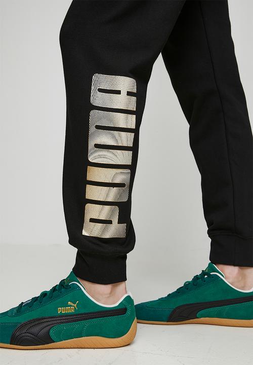 PUMA - Ess Logo Lab Metallic Sweatpants Tr Cl W - Puma Black