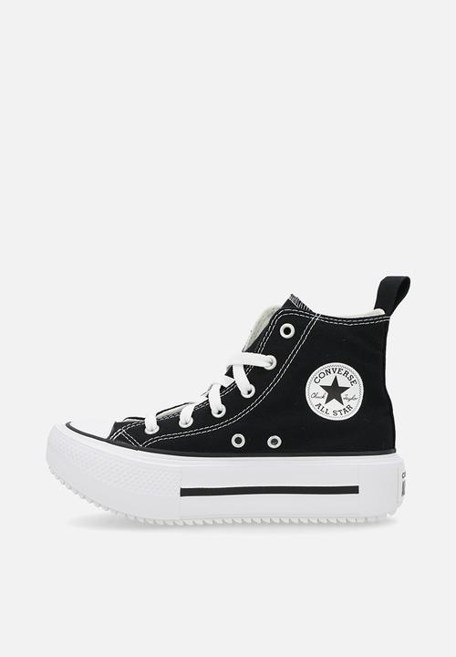 Converse - Chuck Taylor All Star Lift Double Stack - Black/White/Egret