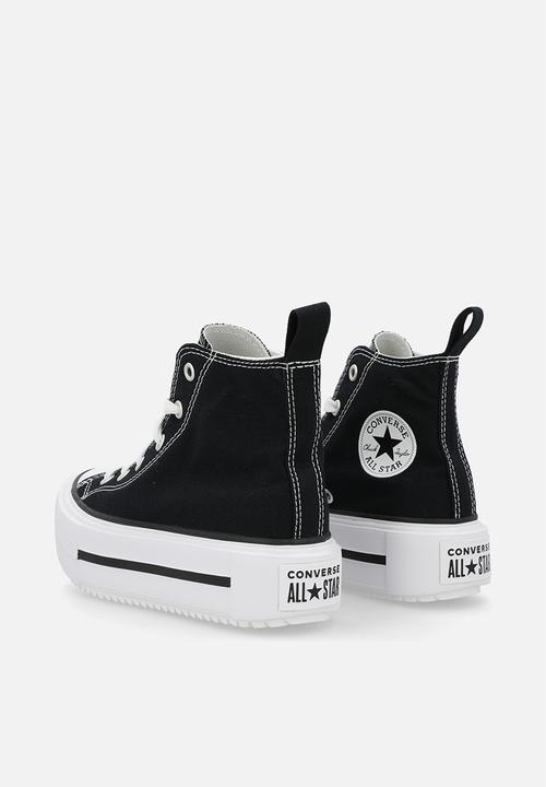 Converse - Chuck Taylor All Star Lift Double Stack - Black/White/Egret