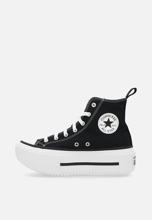 Converse - Chuck Taylor All Star Lift Double Stack - Black/White/Egret