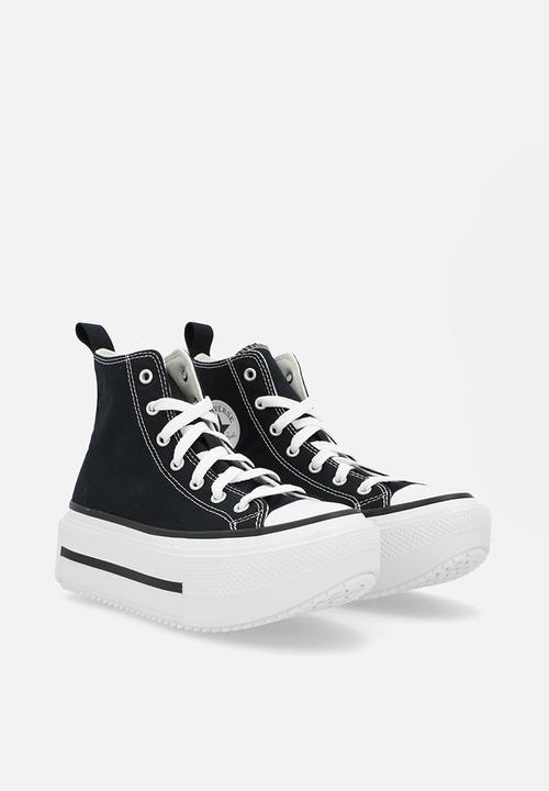 Converse - Chuck Taylor All Star Lift Double Stack - Black/White/Egret