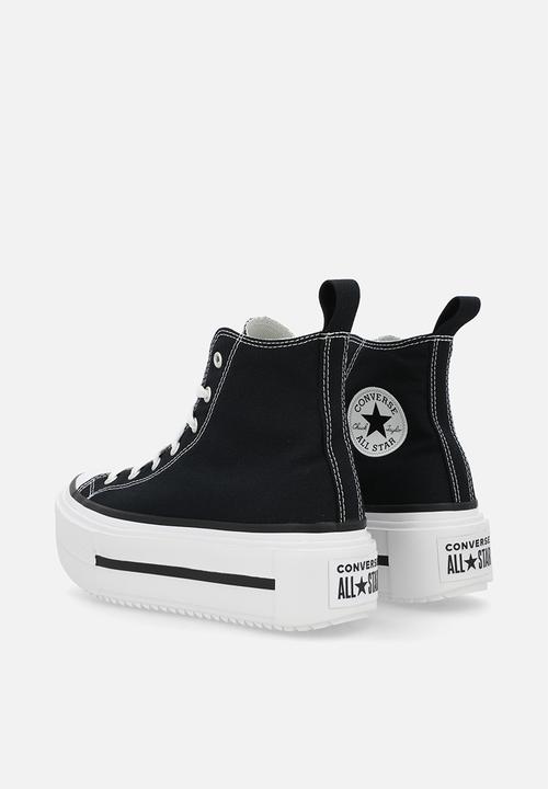 Converse - Chuck Taylor All Star Lift Double Stack - Black/White/Egret