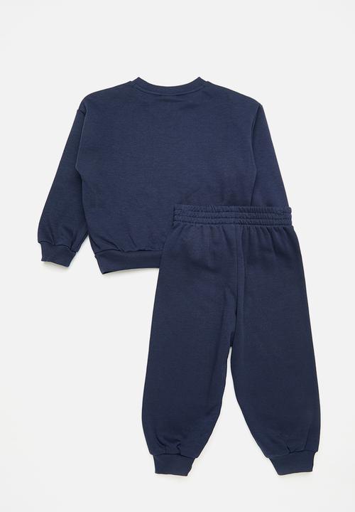 Nike - Nike essential fleece crew set - midnight navy