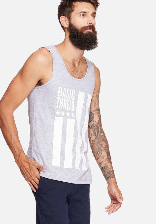 basicthread - Basic graphic tank - grey