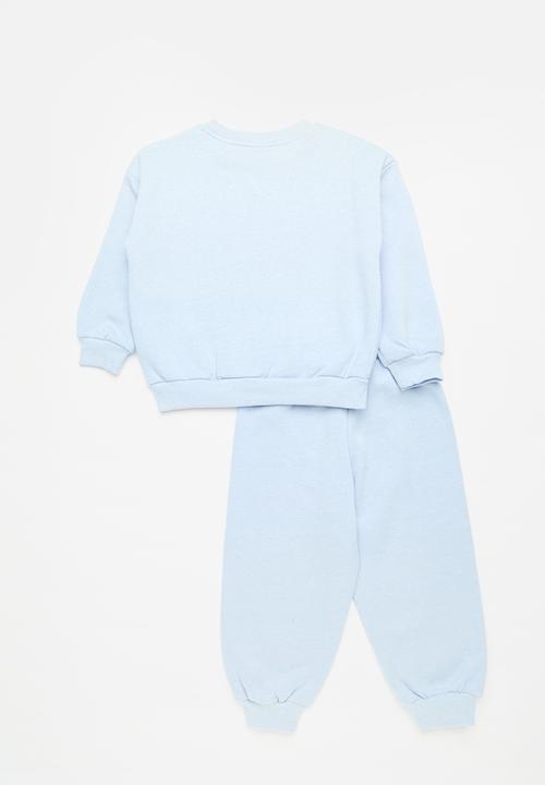 Nike - Nike essential fleece crew set - cobalt bliss heather