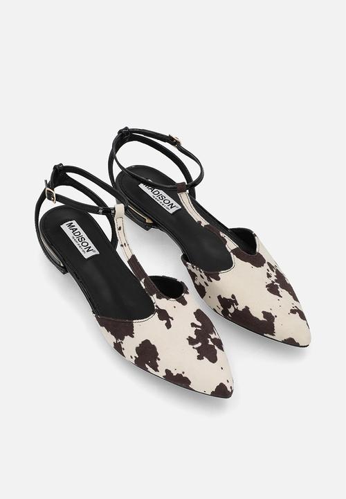 Madison® - Ola ankle strap pump - cow print