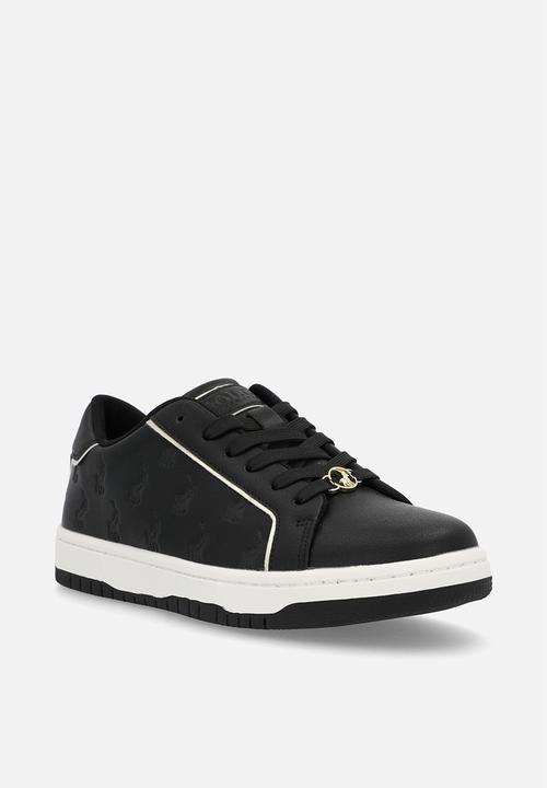 POLO - Deboss monogram sneaker - black