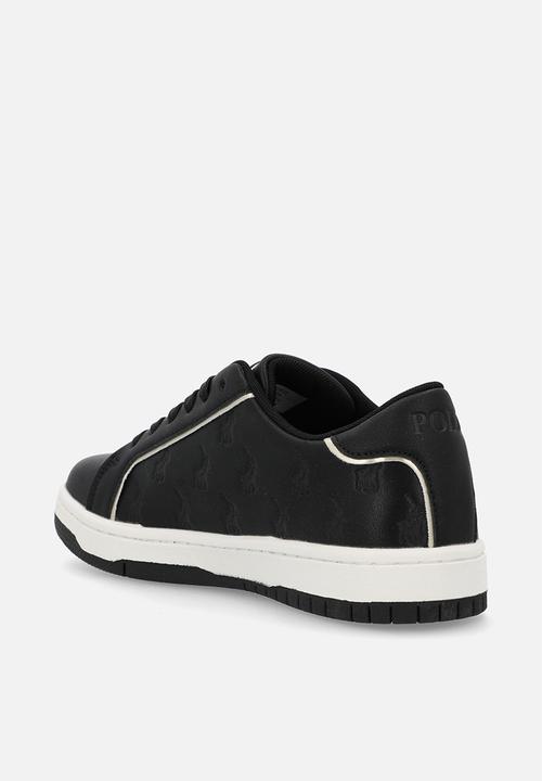 POLO - Deboss monogram sneaker - black