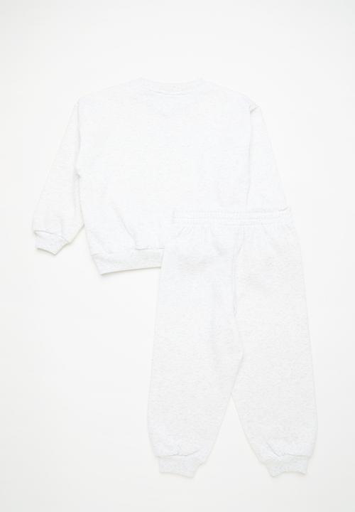 Nike - Nike essential fleece crew set - birch heather