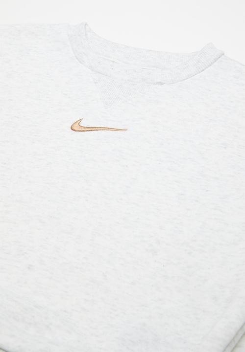 Nike - Nike essential fleece crew set - birch heather