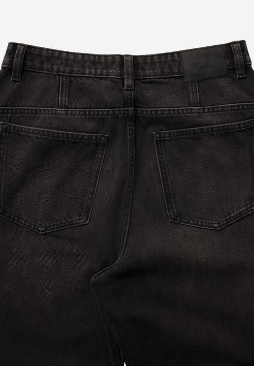 Cotton On - Barrel jean - revolve black seam