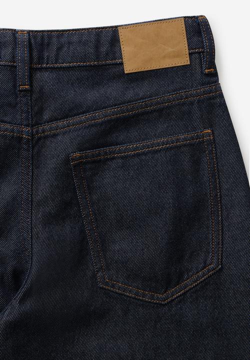 Cotton On - High rise wide jean - aries blue