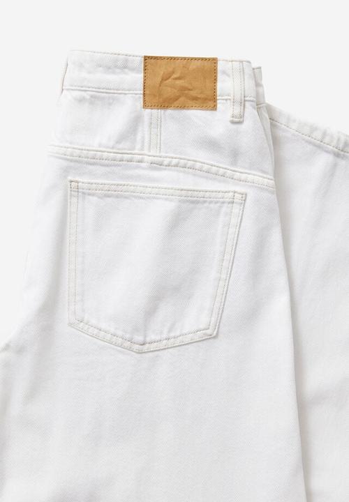Cotton On - Barrel jean - vintage white seam