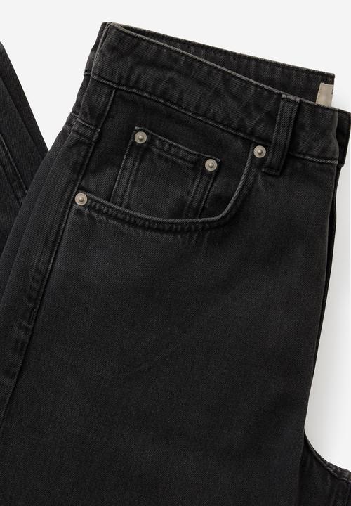 Cotton On - High rise wide jean - leo black
