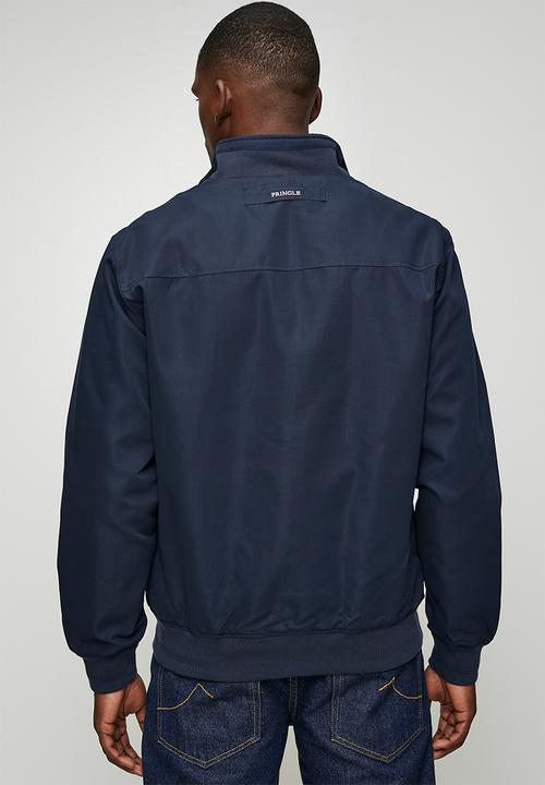 Pringle of Scotland - Larry Reversible Bomber Jacket - Navy/Stone