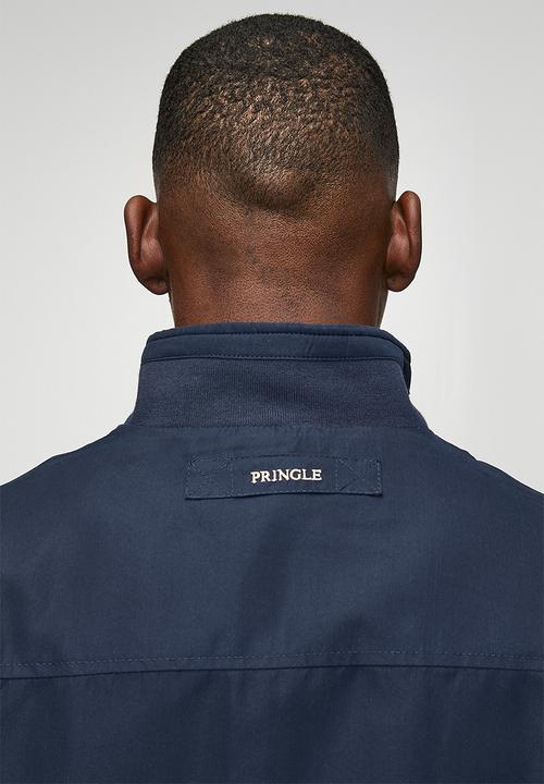 Pringle of Scotland - Larry Reversible Bomber Jacket - Navy/Stone