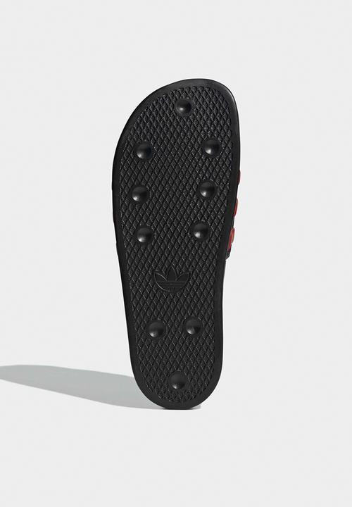 adidas Originals - Adilette og cf - core black/ftwr white/better scarlet