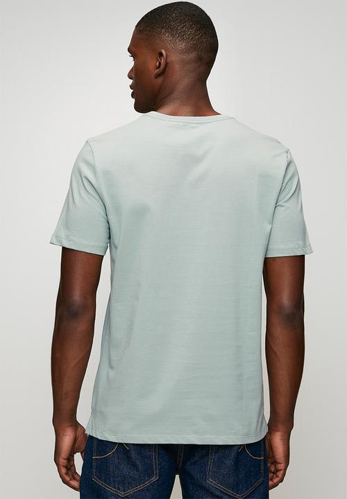Pringle of Scotland - Gerald Embroidery Tee - Sage