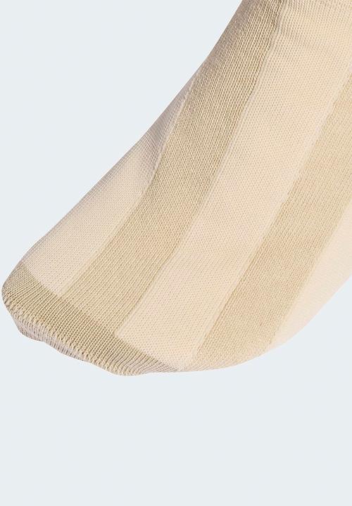 adidas Originals - Striped Crew Socks 2pk - Crystal Linen/stone khaki/utility black/black