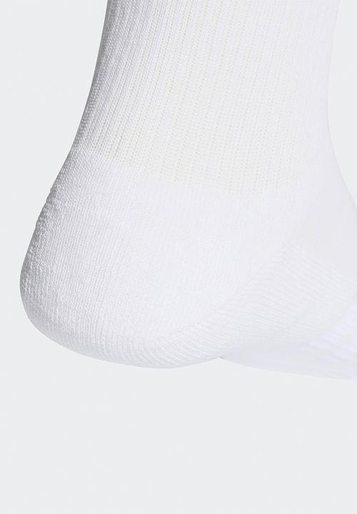 adidas Originals - Cushioned Crew Socks  6pk - White/Grey/Black
