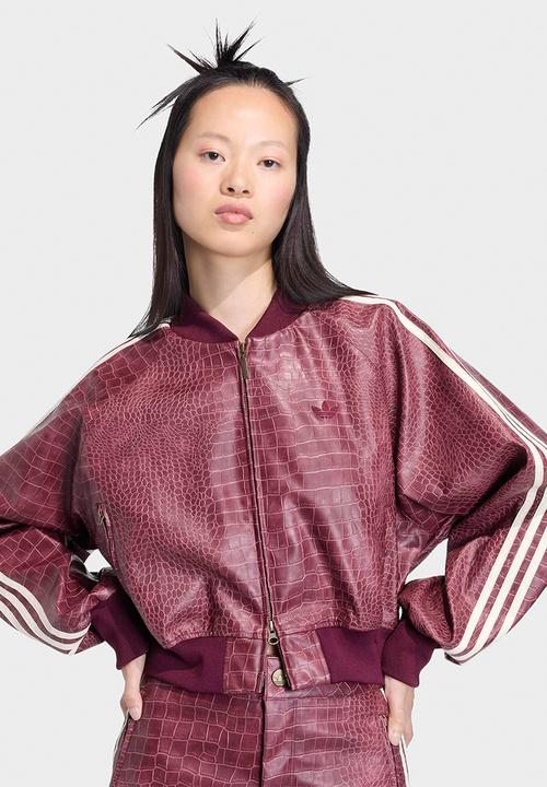 adidas Originals - Sst Plthr Jkt - Maroon