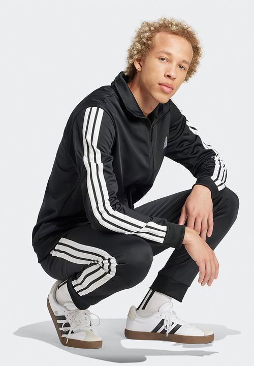 adidas Performance - 3-Stripe Tricot  TT Tracksuit Set - black