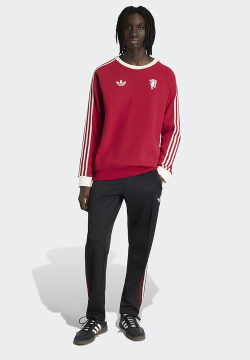 adidas Originals - Manchester United Originals Crew Sweatshirt - Team Red
