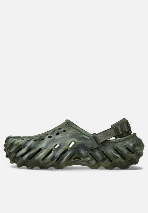 Crocs - Echo Marbled Clog - Dusty Olive/Multi