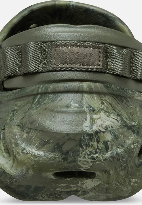 Crocs - Echo Marbled Clog - Dusty Olive/Multi