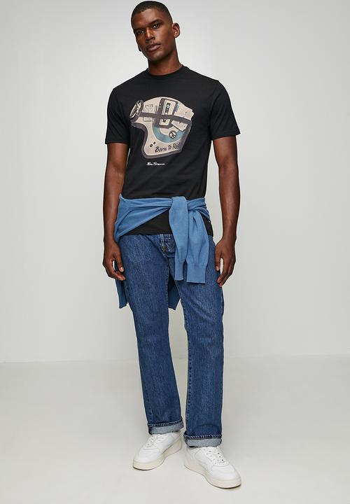 Ben Sherman - Born to Ride Tee Shirt - Black