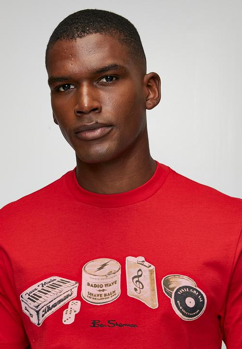 Ben Sherman - Beats & Blades Tee-shirt - Red
