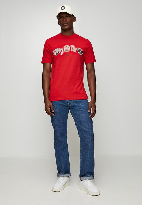 Ben Sherman - Beats & Blades Tee-shirt - Red