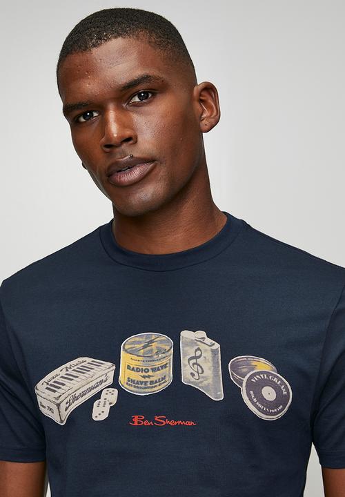 Ben Sherman - Beats & Blades Tee-shirt - Navy