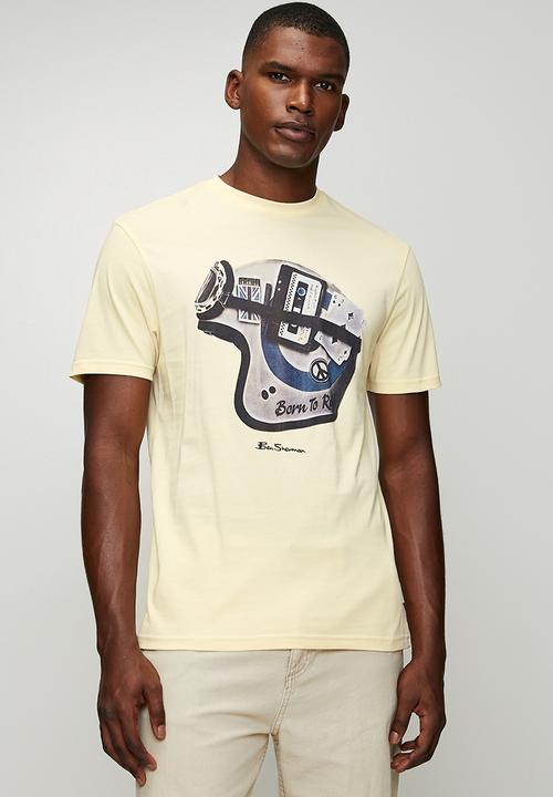 Ben Sherman - Born to Ride Tee Shirt - Wax Paper