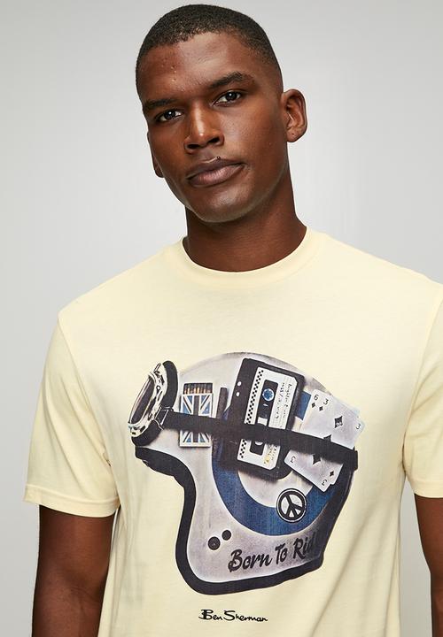 Ben Sherman - Born to Ride Tee Shirt - Wax Paper