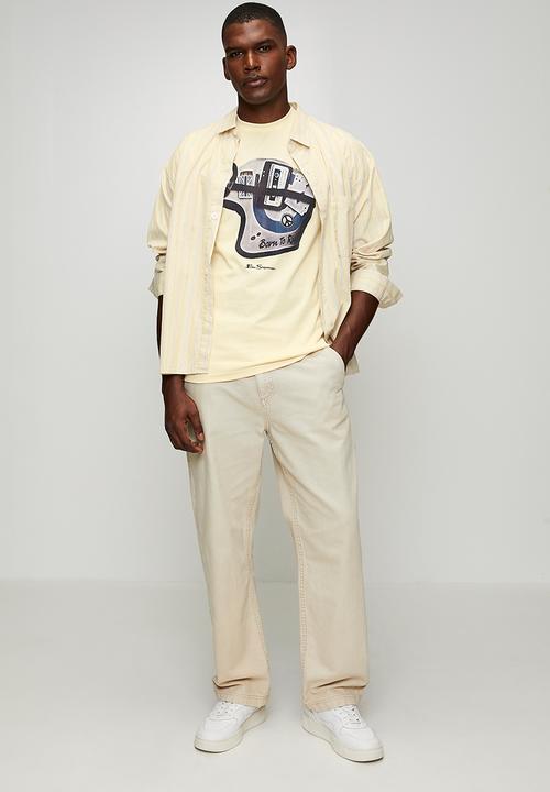 Ben Sherman - Born to Ride Tee Shirt - Wax Paper