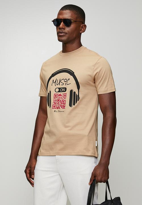 Ben Sherman - Music QR Code Tee-Shirt - Cornstalk