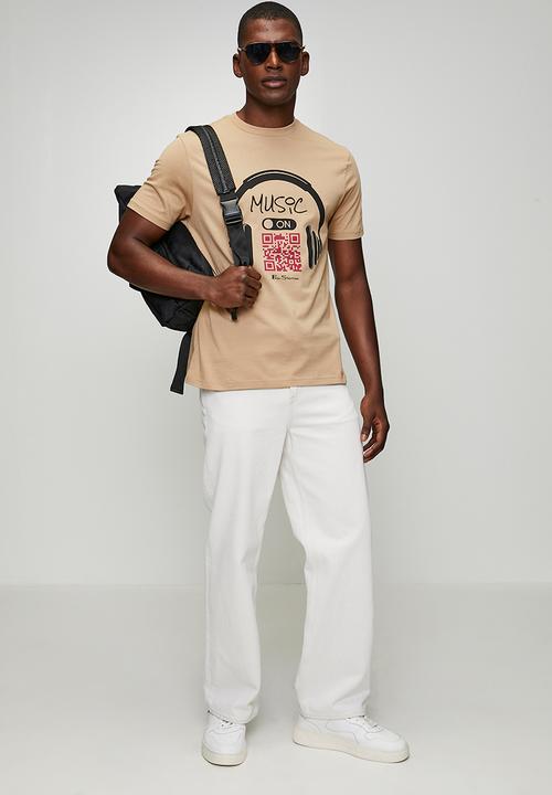 Ben Sherman - Music QR Code Tee-Shirt - Cornstalk