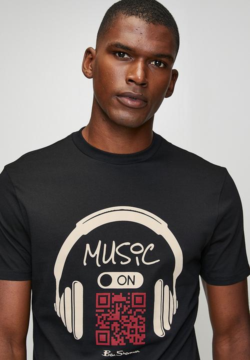Ben Sherman - Music QR Code Tee-Shirt - Black