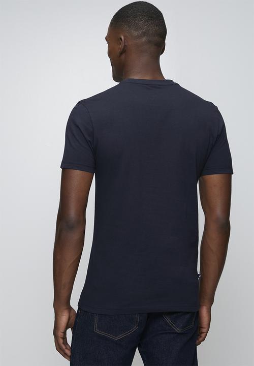 POLO - Pm0013 Square Pony Printed Short Sleeve Tee - Navy