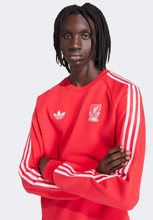 adidas Originals - Liverpool FC Originals Crew Sweatshirt - Ruby Red
