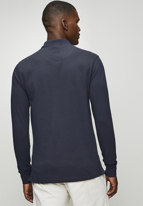 POLO - Ls Carter Essential Pique Ls Golfer - Navy