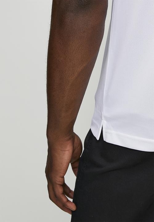 POLO - Lihle Sport Ss Logo Badge Golfer - White