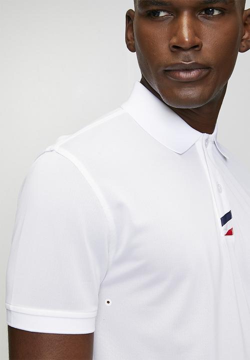 POLO - Lihle Sport Ss Logo Badge Golfer - White