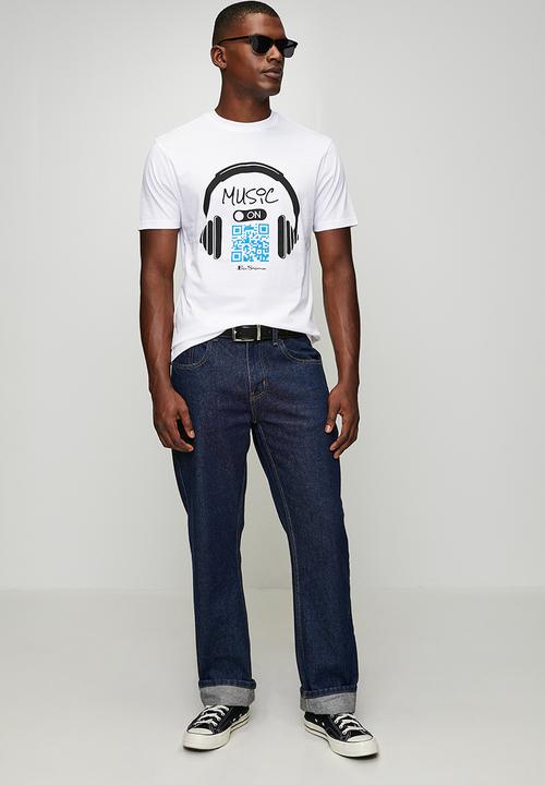 Ben Sherman - Music QR Code T-Shirt - White