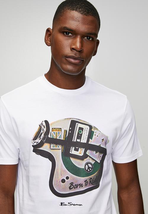Ben Sherman - Born to Ride T-shirt - White