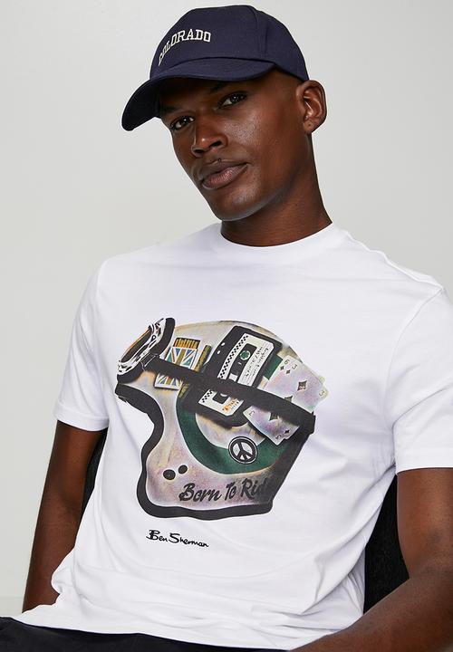 Ben Sherman - Born to Ride T-shirt - White